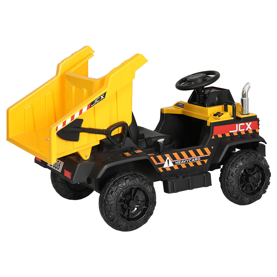 Kids Electric Ride On truck Toy 12V Yellow