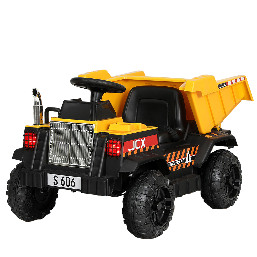 Kids Electric Ride On truck Toy 12V Yellow