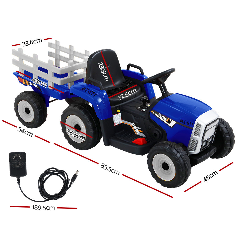 Ride Onr Tractor 12V Blue