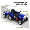 Ride Onr Tractor 12V Blue