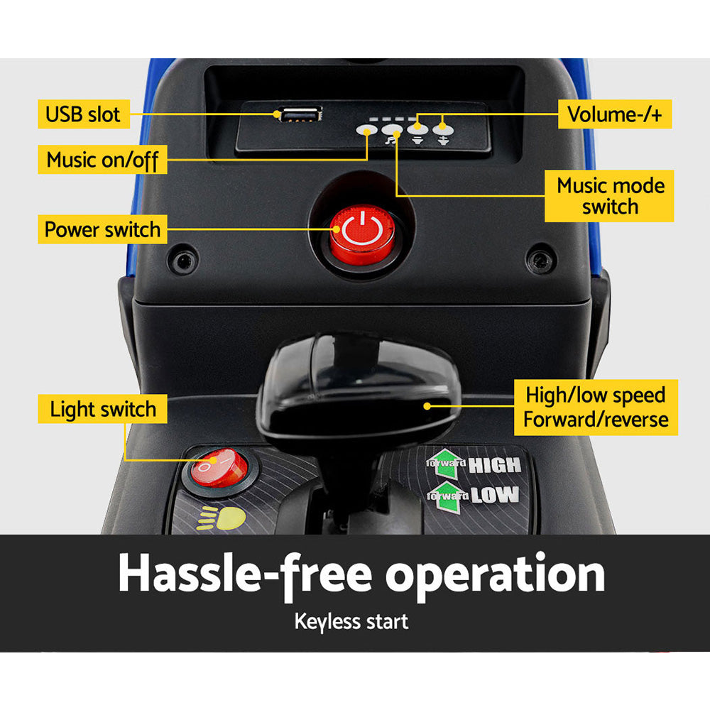 Ride Onr Tractor 12V Blue