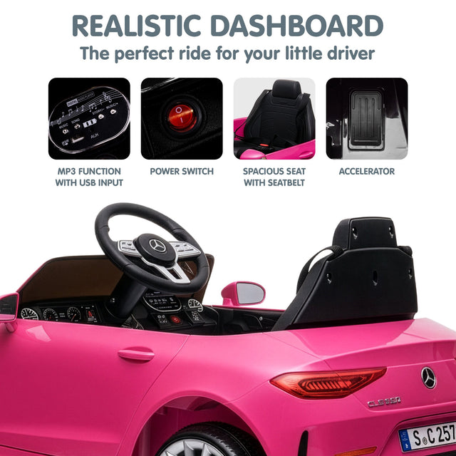 CLS Kids Electric Ride On Car with Remote Control - Pink