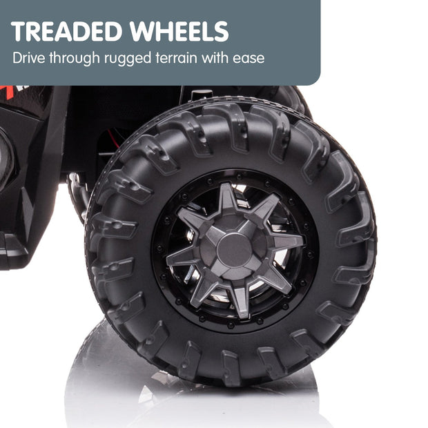 Kids Electric Ride On Quad Bike Toy ATV 50W - Black